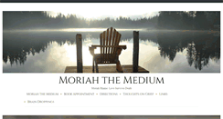 Desktop Screenshot of moriahthemedium.com