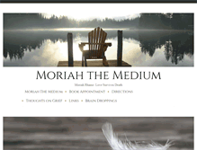 Tablet Screenshot of moriahthemedium.com